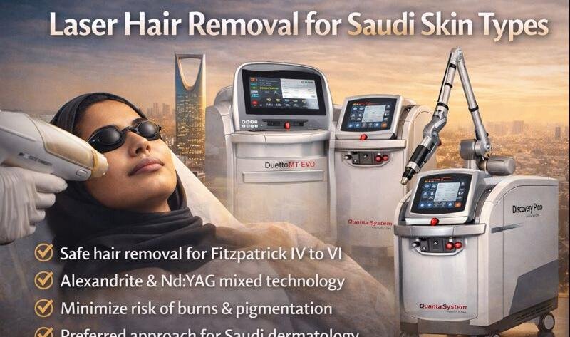 Laser hair removal technology for Saudi Arabia skin types