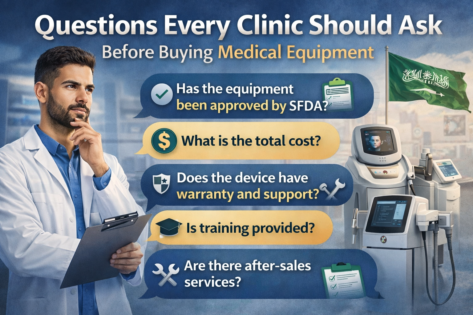 Questions Every Clinic Should Ask Before Buying Medical Equipment