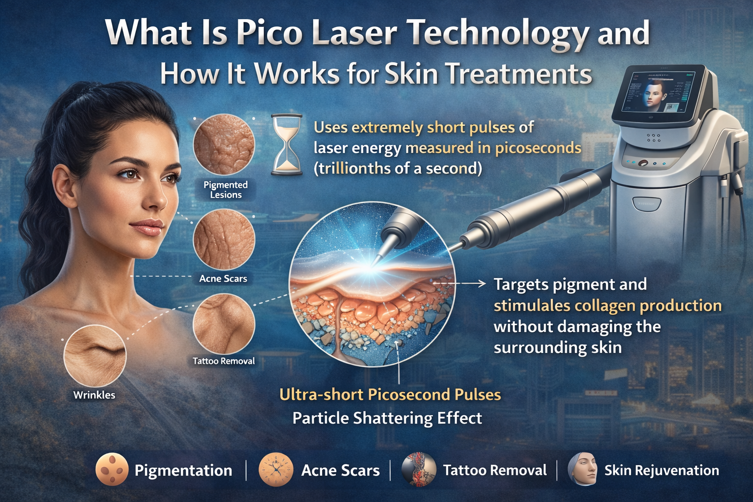 Pico laser technology and skin treatments